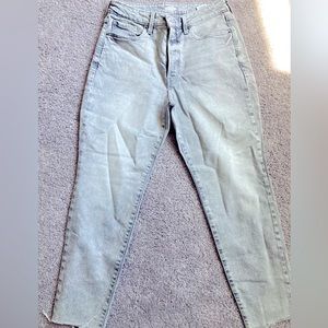 Old Navy High Rise gray wash jeans